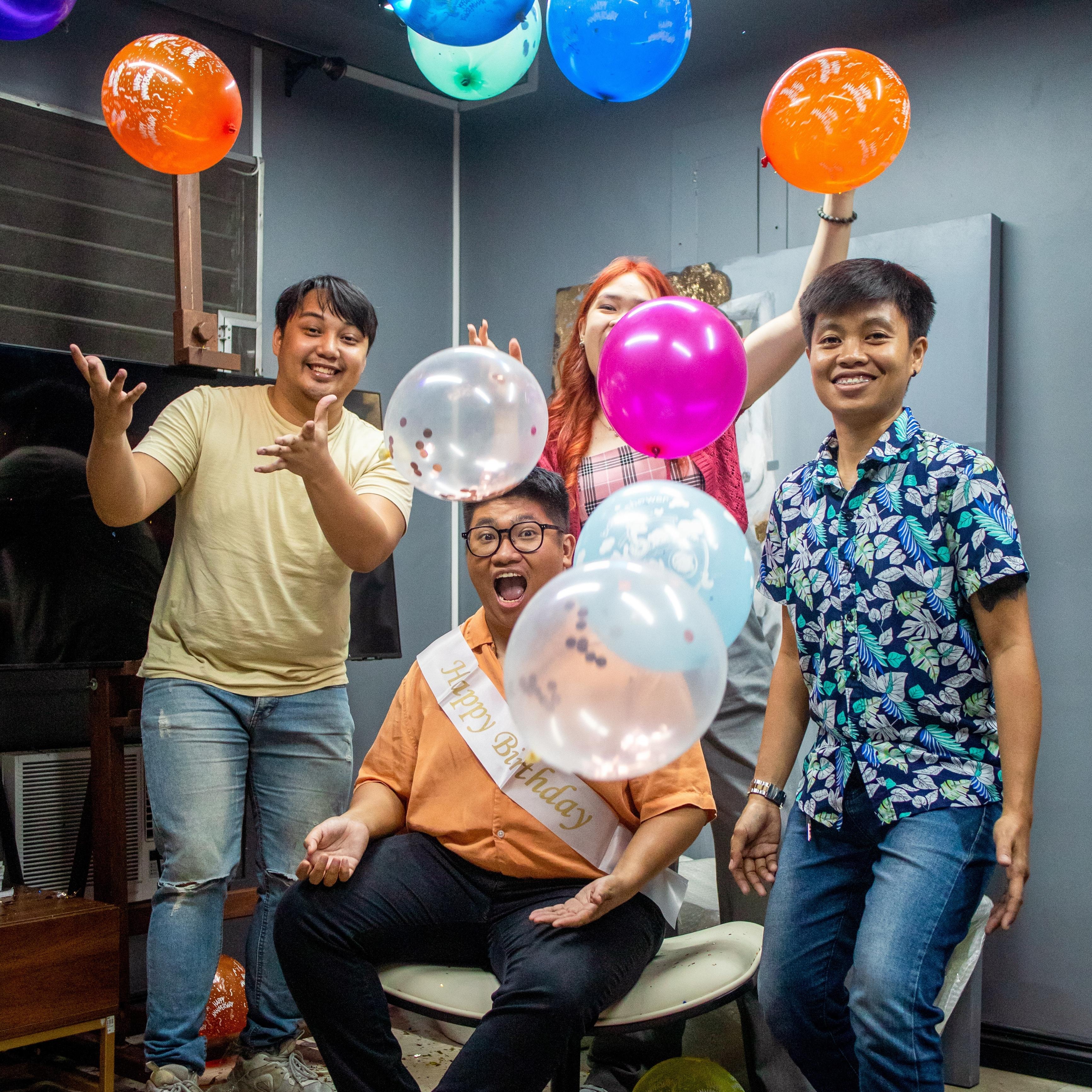 Mod and Noble team, celebrating the birthday of IDr. Roy Javier.